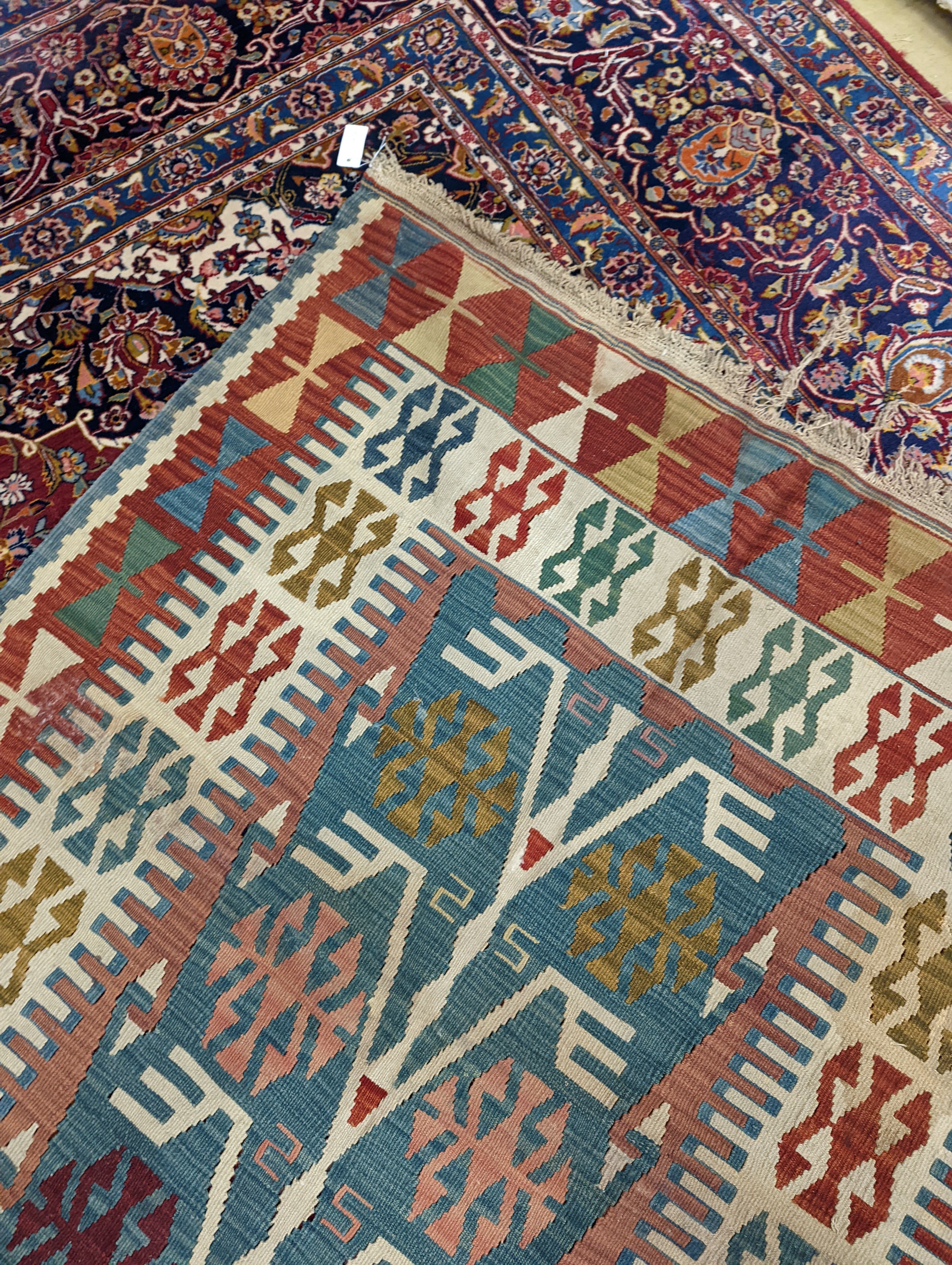 A Soumak Kelim carpet, approx. 240 x 140cm